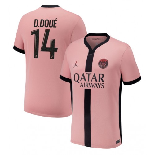 Fotbalové Dres Paris Saint-Germain Desire Doue #14 Alternativní 2024-25 Krátký Rukáv